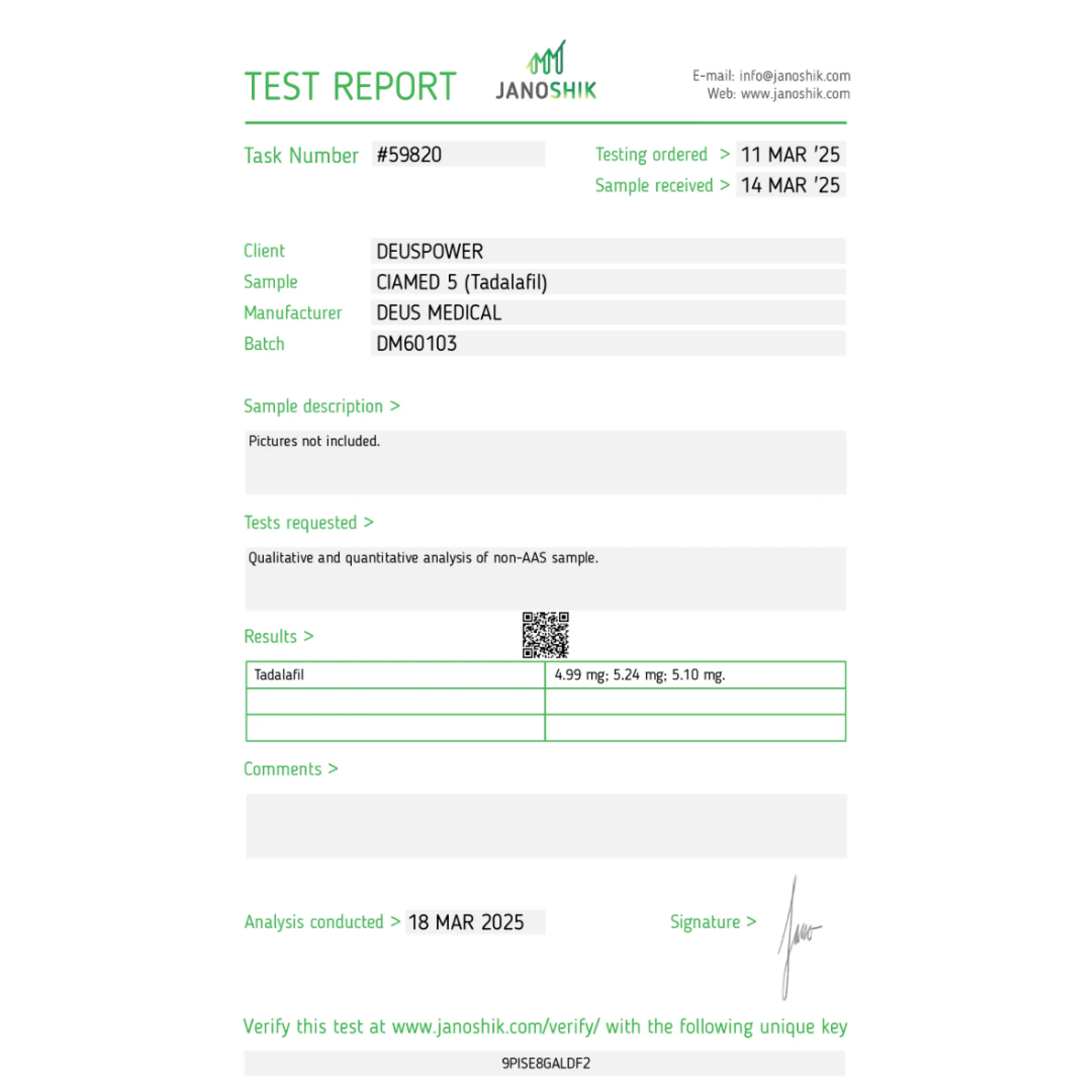 CIAMED 5mg DeusWarehouse