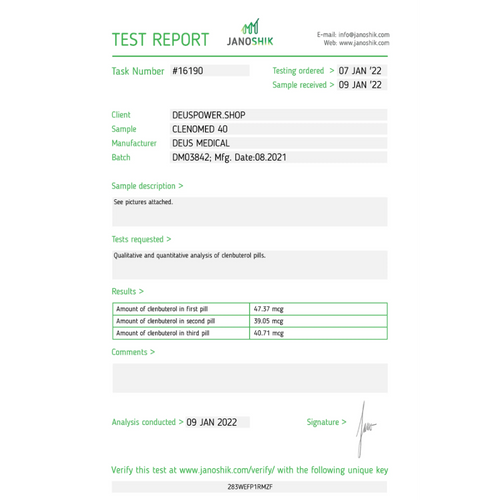 CLENOMED 40mg DeusWarehouse