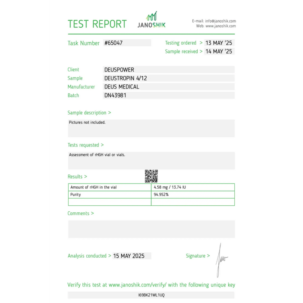 DEUSTROPIN 4/12 DeusMedical