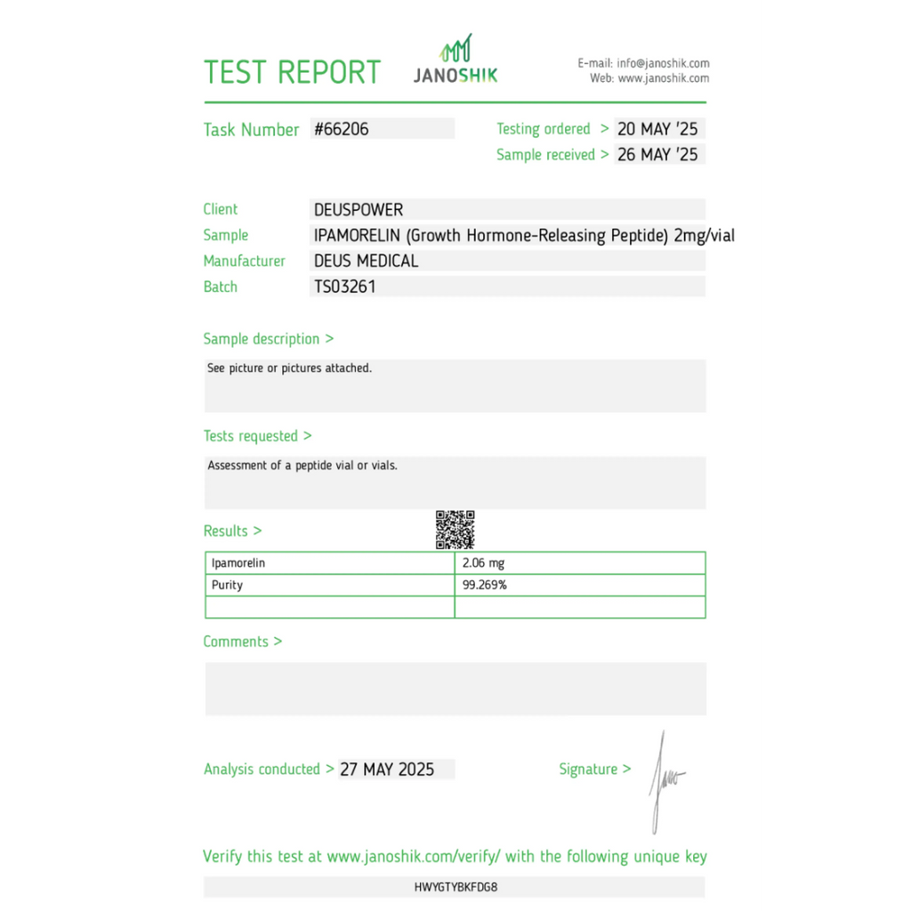 IPAMORELIN 2mg DeusWarehouse