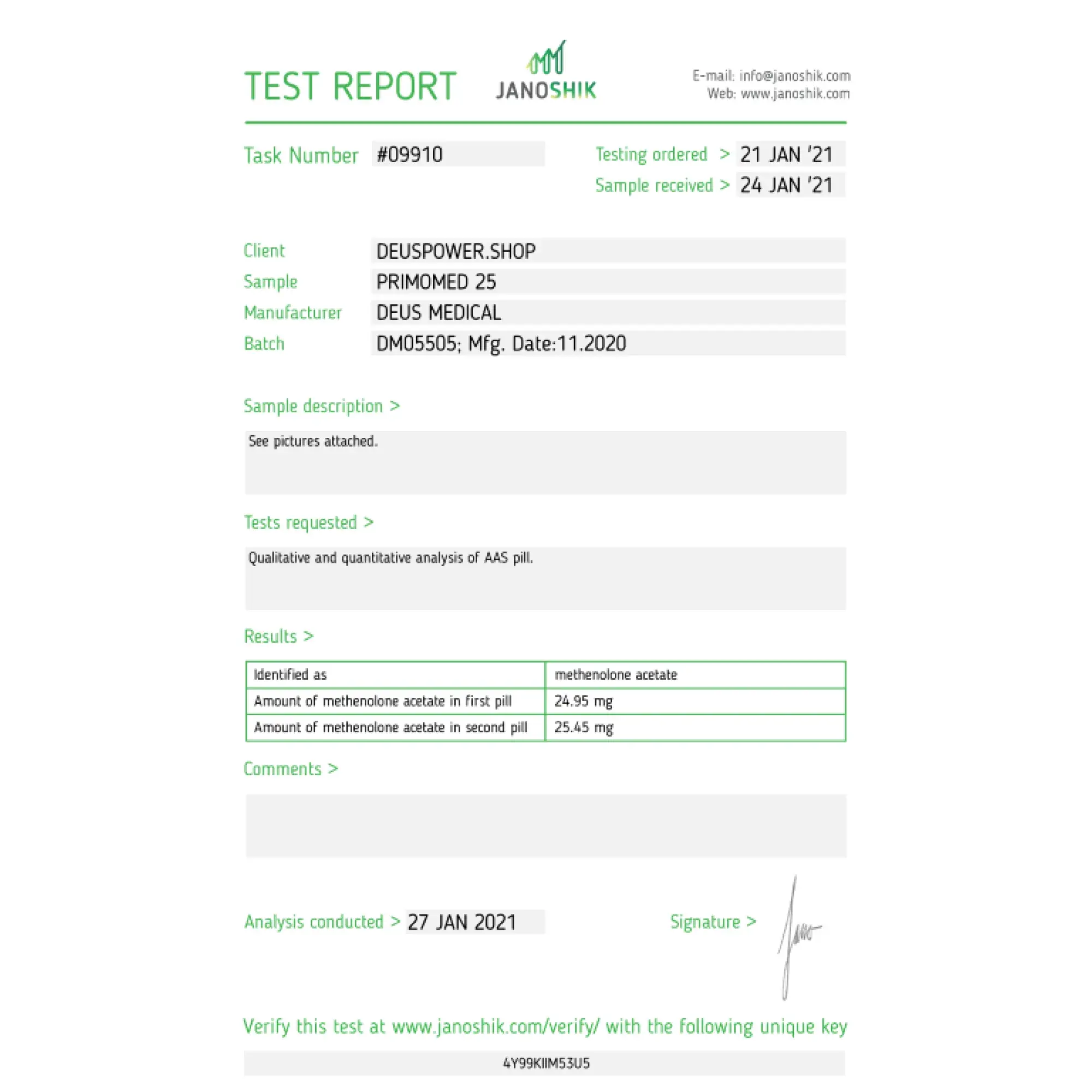 PRIMOMED 25 DeusMedical