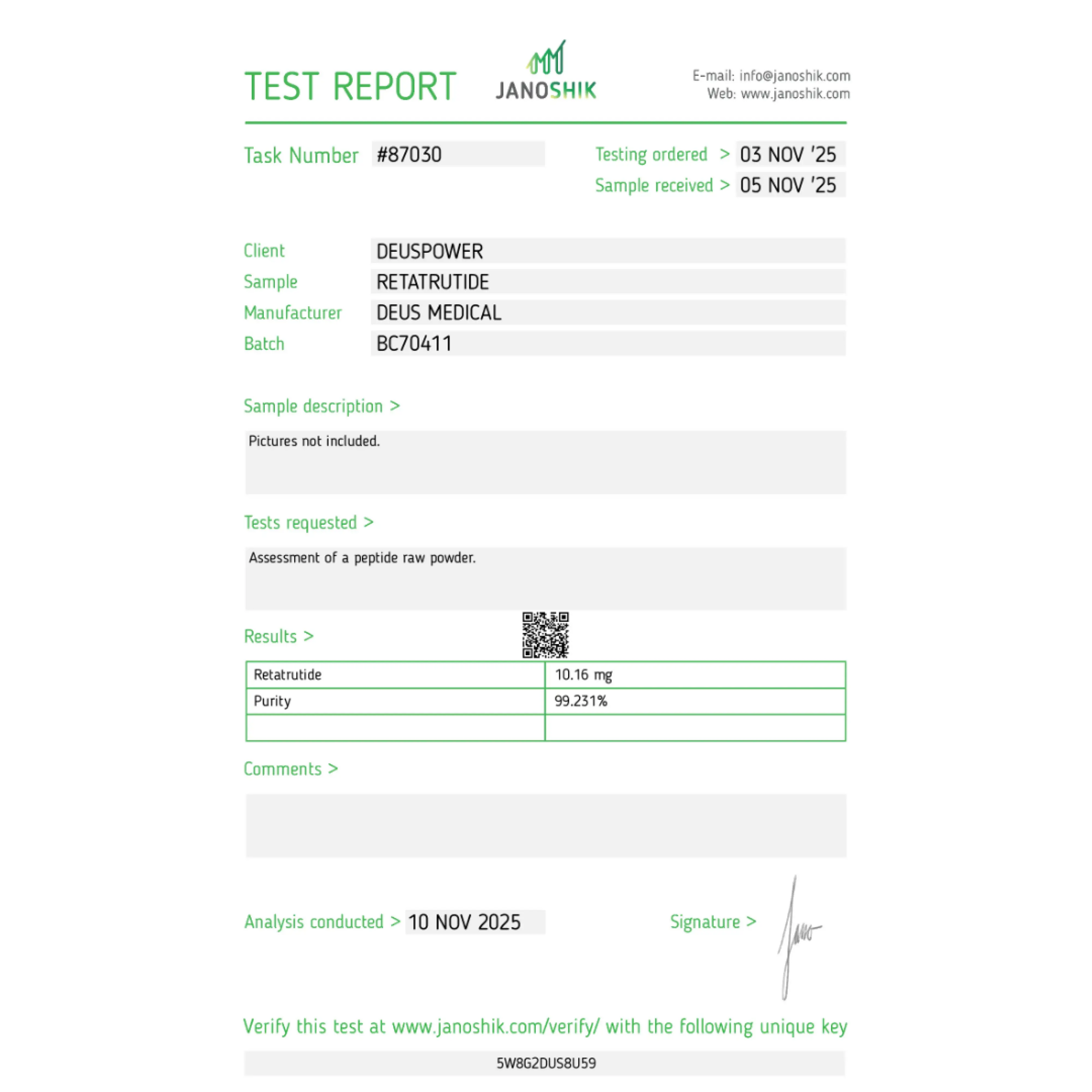 RETATRUTIDE 10mg Roman peptides