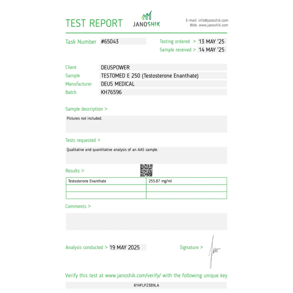 TESTOMED E 250 DeusMedical