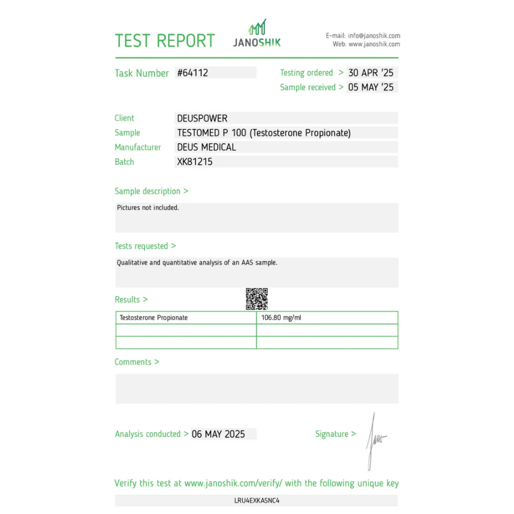 TESTOMED P 100 DeusMedical