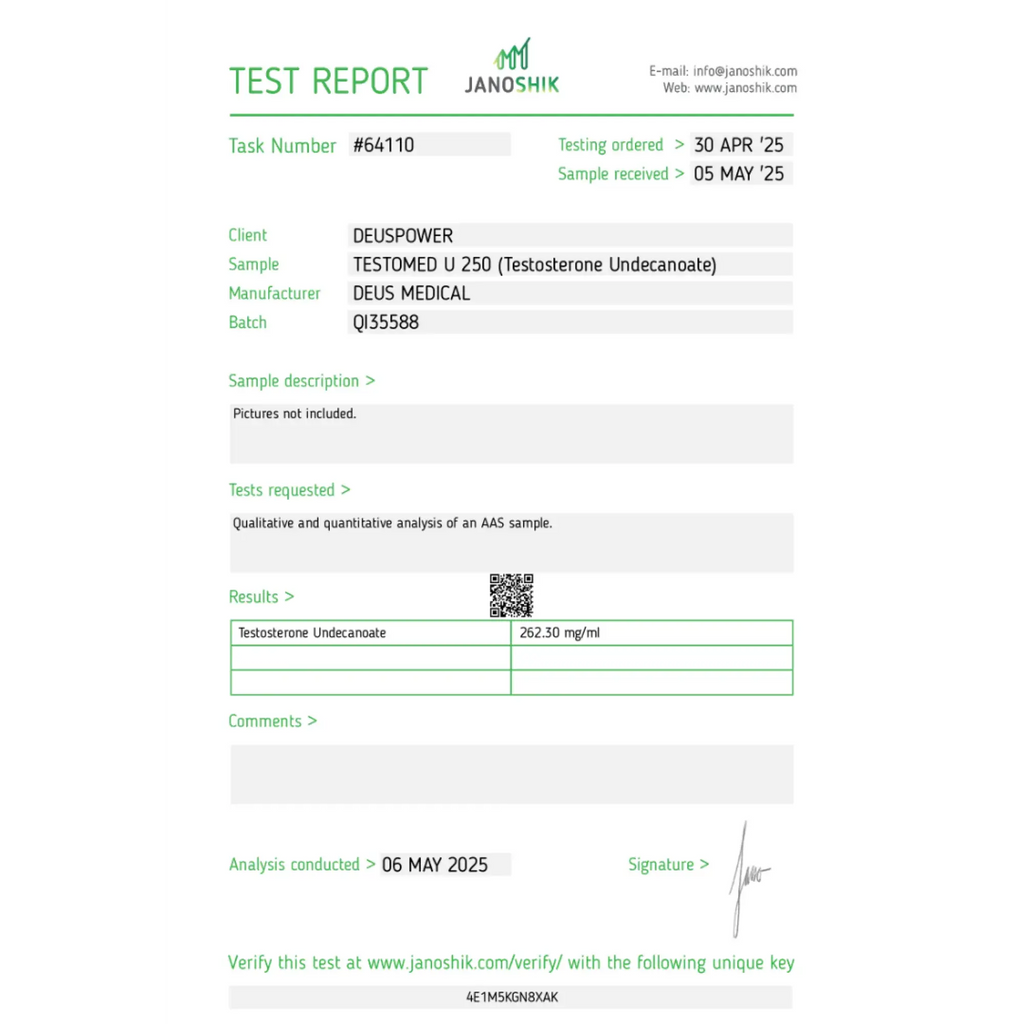TESTOMED U 250 DeusMedical