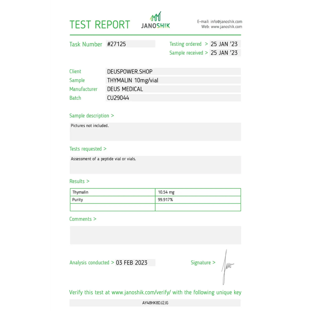 THYMALIN DeusMedical