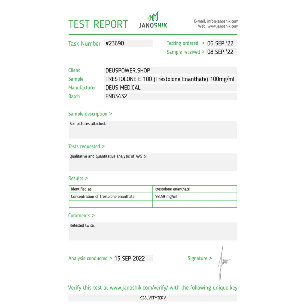 TRESTOLONE E 100 DeusMedical