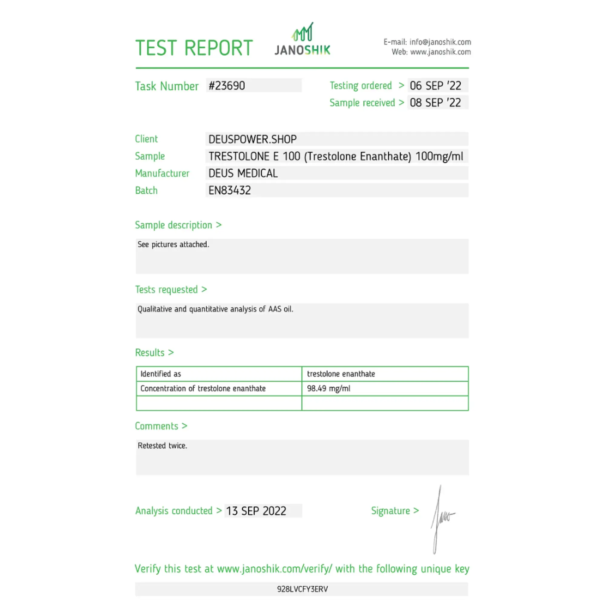 TRESTOLONE E 100 DeusMedical