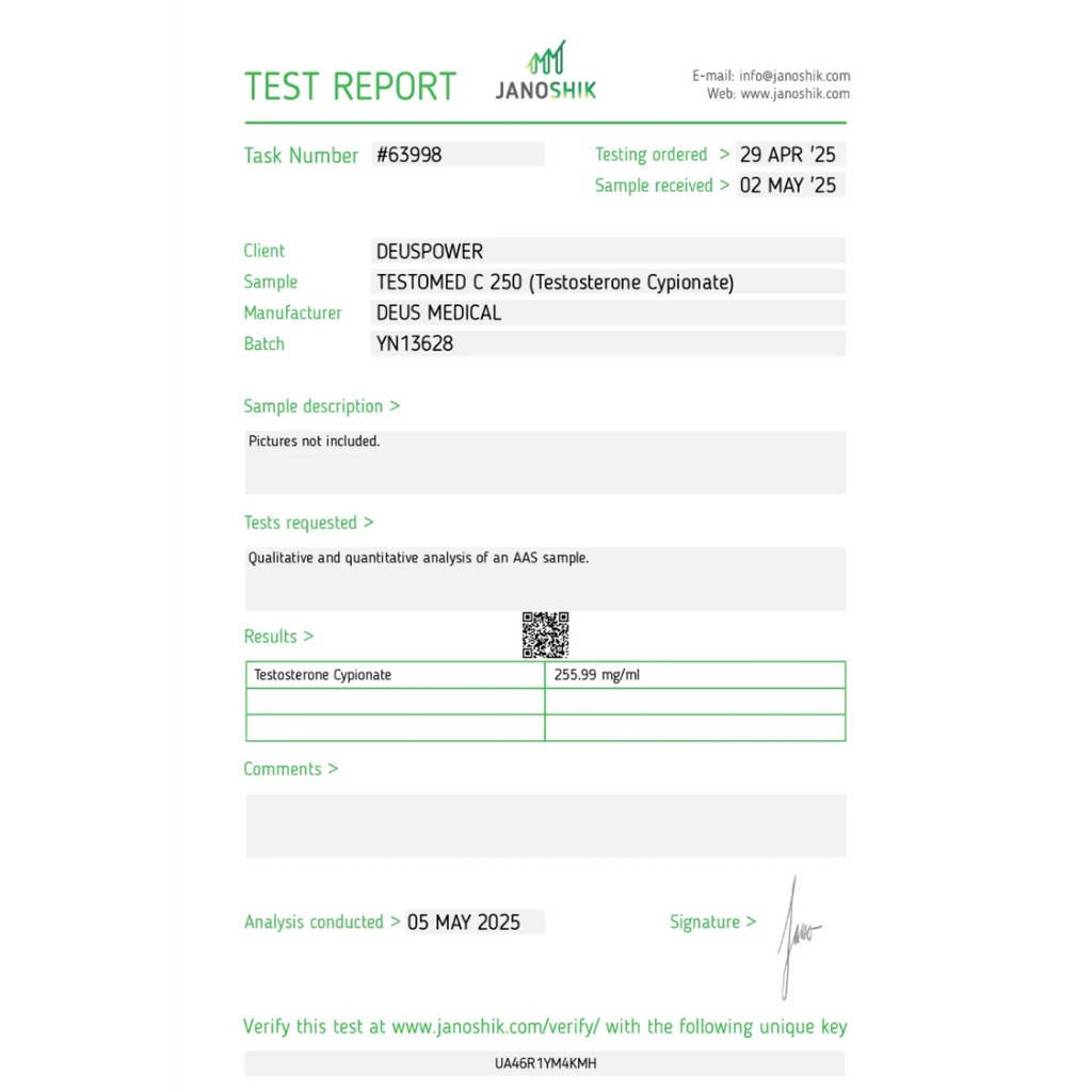TESTOMED C 250 DeusMedical