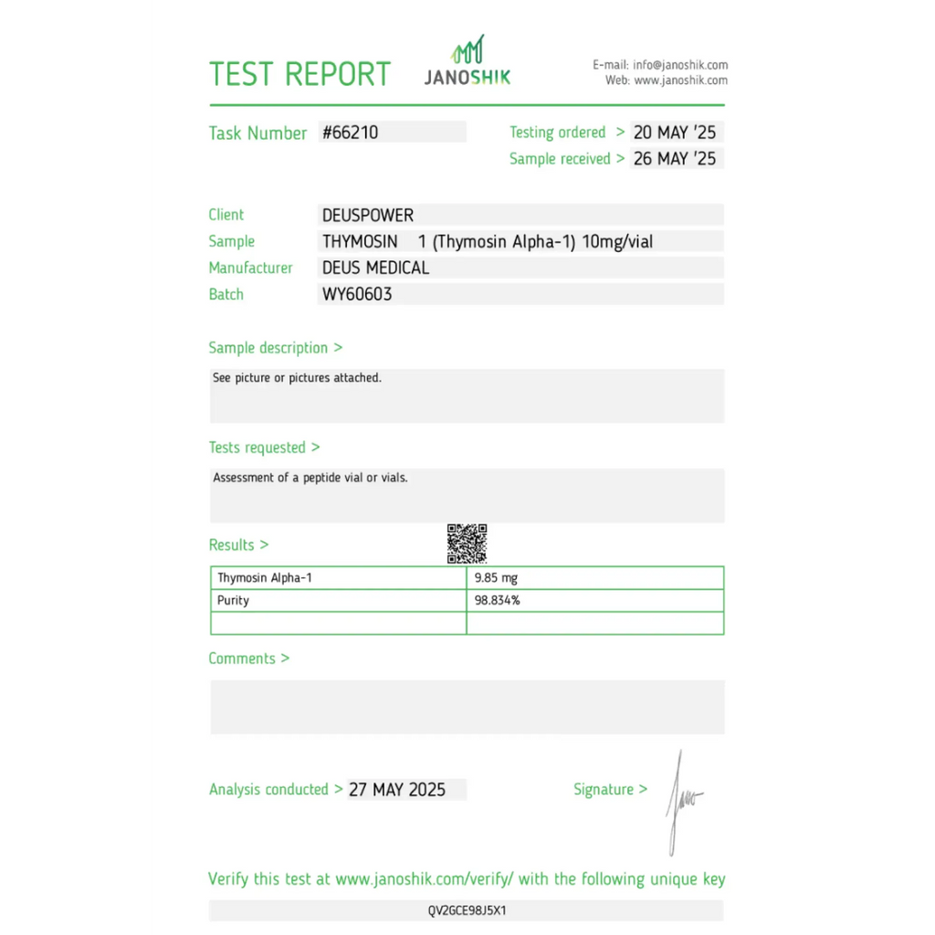 THYMOSIN Α1 DeusMedical